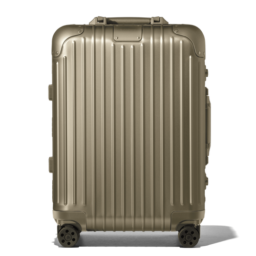 Original Cabin Suitcase in - Aluminium - 21,7x15,8x9,1 - Customisable Luggage - RIMOWA - Modalova