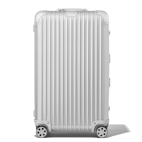 Original Trunk Suitcase in - Aluminium - 28,8x17x14,8" - RIMOWA - Modalova