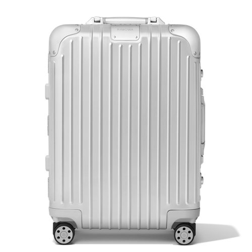 Original Cabin Suitcase in - Aluminium - 21,7x15,8x9,1 - Customisable Luggage - RIMOWA - Modalova