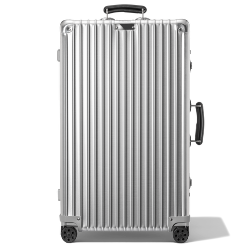 Classic Trunk Suitcase in - Aluminium - 29,5x14.2x18,5" - Customisable Luggage - RIMOWA - Modalova