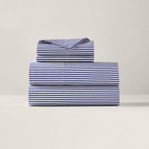 Cotton Shirting Stripe Sheeting - Ralph Lauren Home - Modalova
