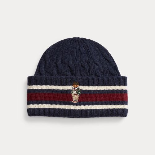 Polo Bear Cable-Knit Cricket Beanie - Polo Ralph Lauren - Modalova