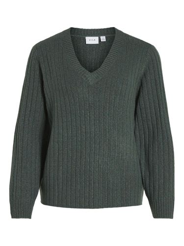 V-neck Knitted Pullover - Vila - Modalova