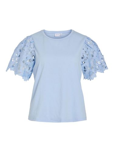 Lace Sleeved T-shirt - Vila - Modalova