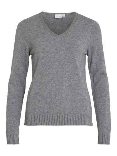 V-neck Knitted Pullover - Vila - Modalova