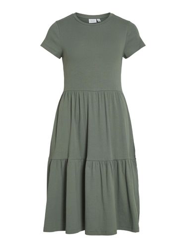 Cotton Short Sleeved Dress - Vila - Modalova