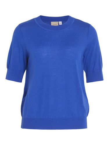 Short Sleeve Knitted Top - Vila - Modalova