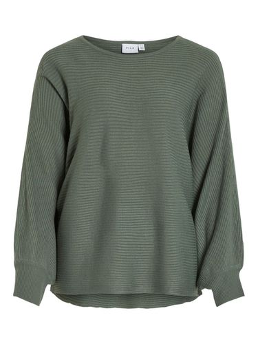 Boatneck Knitted Pullover - Vila - Modalova