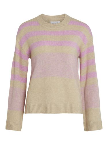 Striped Knitted Pullover - Vila - Modalova