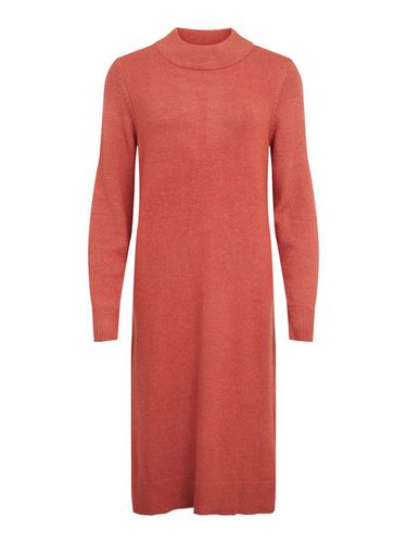 Long Sleeved Crew Neck Midi Dress - Vila - Modalova