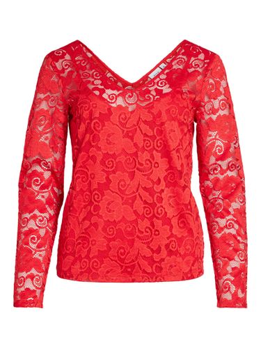 Long-sleeved Lace Blouse - Vila - Modalova