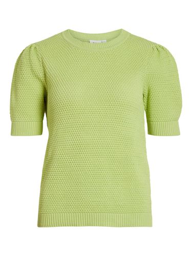 Short-sleeved Knitted Top - Vila - Modalova