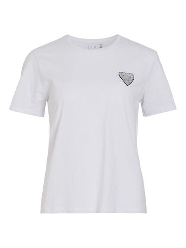 Algodón Camiseta - Vila - Modalova