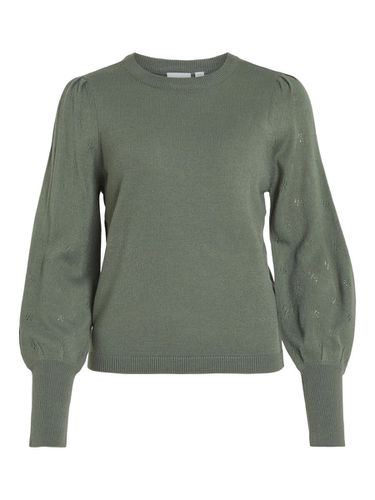 Round Neck Knitted Pullover - Vila - Modalova