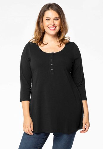 Tunika flare button COTTON - Basics (B) - Modalova