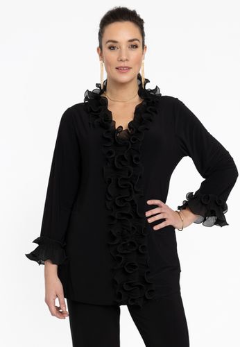 Bluse A-Linie Plissee Rüschen DOLCE - Black Label (BL) - Modalova