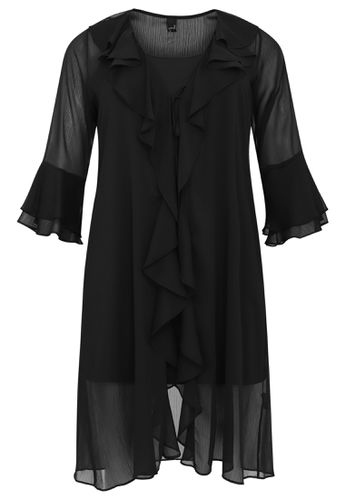 Cardi-Bluse mit Rüschen VOILE - Yoek (YK) - Modalova