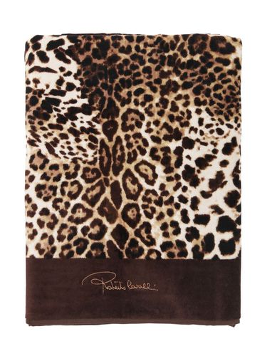 Bravo Cotton Beach Towel - ROBERTO CAVALLI - Modalova