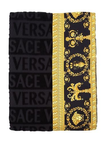 Barocco & Robe Printed Beach Towel - VERSACE - Modalova