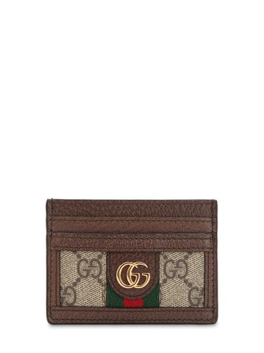 Ophidia Gg Supreme Card Holder - GUCCI - Modalova