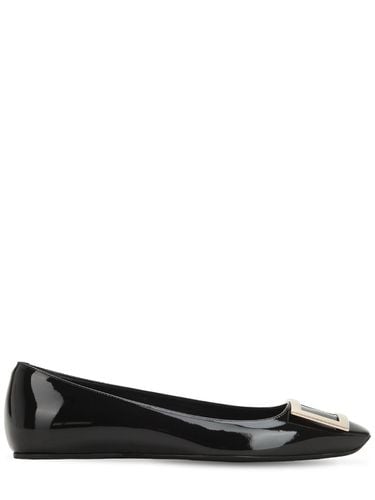 Mm Trompette Patent Leather Flats - ROGER VIVIER - Modalova