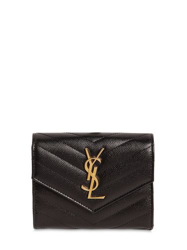 Cassandre Matelassé Leather Wallet - SAINT LAURENT - Modalova