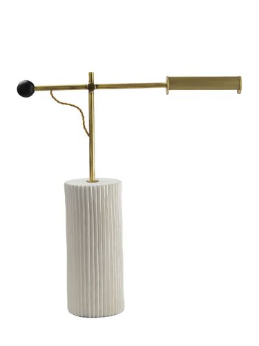 Lampada Da Tavolo Goldie A In Ceramica E Ottone - MARIONI - Modalova