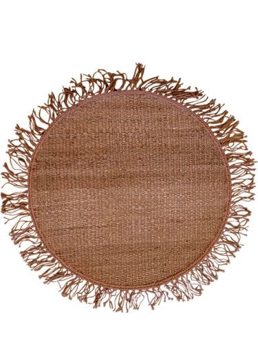 Cocco Round Handmade Jute Rug W/ Fringes - STUDIO MALEKI - Modalova