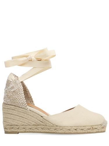 Mm Carina Canvas Espadrille Wedges - CASTAÑER - Modalova