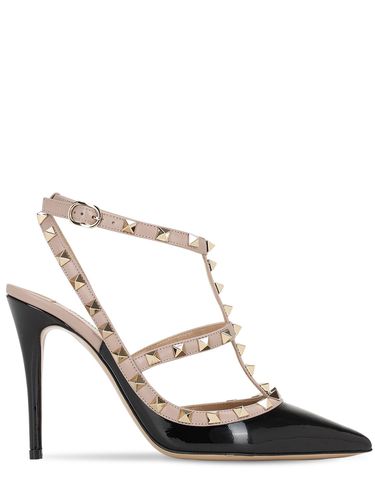 Mm Rockstud Patent Leather Pumps - VALENTINO GARAVANI - Modalova