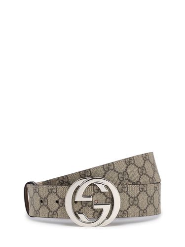 Cm Gg Supreme Logo Coated Canvas Belt - GUCCI - Modalova