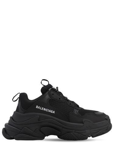 Mm Triple S Faux Leather Sneakers - BALENCIAGA - Modalova