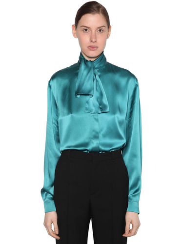 Silk Satin Blouse - BALENCIAGA - Modalova