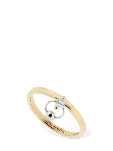 Kt Two-in-one Marquise Ring - DELFINA DELETTREZ - Modalova