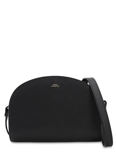 Demi Lune Saffiano Leather Bag - A.P.C. - Modalova