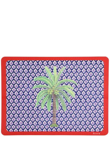 Hima Palm Lacquered Cork Placemat - LISA CORTI - Modalova