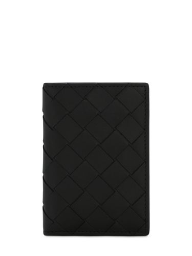 Intrecciato Leather Card Holder - BOTTEGA VENETA - Modalova