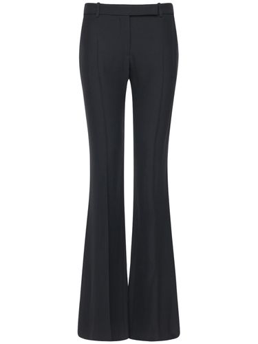 Flared Leaf Crepe Pants - ALEXANDER MCQUEEN - Modalova