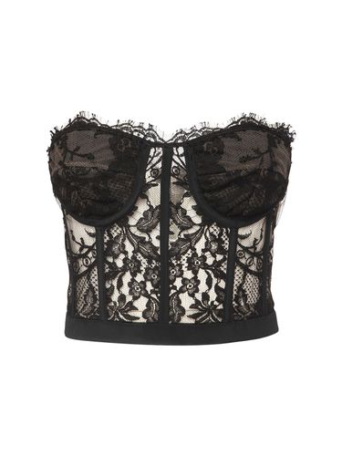 Strapless Lace Bustier Top - ALEXANDER MCQUEEN - Modalova