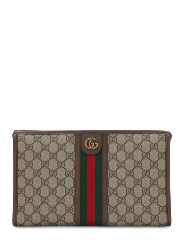 Gg Supreme Coated Canvas Toiletry Bag - GUCCI - Modalova