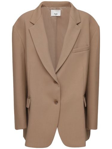 Bea Oversized Tech Twill Blazer - THE FRANKIE SHOP - Modalova