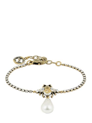 Bee Motif Embellished Bracelet - GUCCI - Modalova