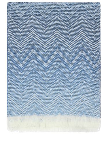 Timmy Fringed Wool Throw - MISSONI HOME - Modalova