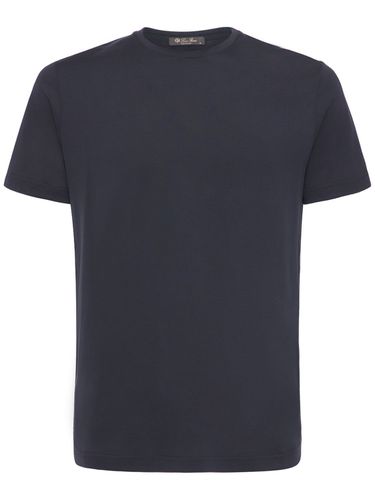 Silk & Cotton Soft Jersey T-shirt - LORO PIANA - Modalova