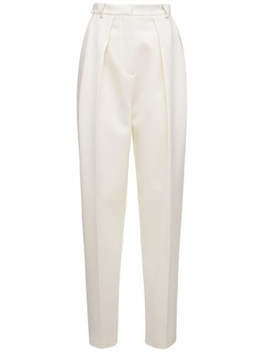 Wool & Silk Straight Leg Pants - MAGDA BUTRYM - Modalova