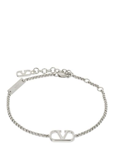 V Logo Chain Bracelet - VALENTINO GARAVANI - Modalova