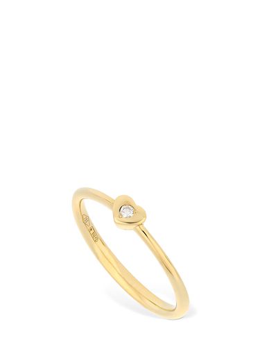 Kt Gold & Diamond Heart Ring - VANZI - Modalova