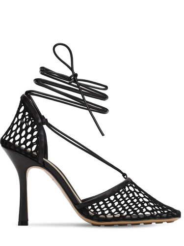 Mm Stretch Mesh & Leather Pumps - BOTTEGA VENETA - Modalova