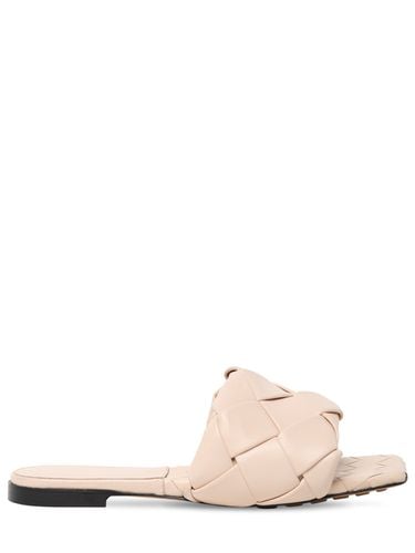 Mm Lido Leather Slide Flats - BOTTEGA VENETA - Modalova