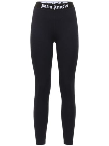 Jersey-leggings Mit Logo - PALM ANGELS - Modalova